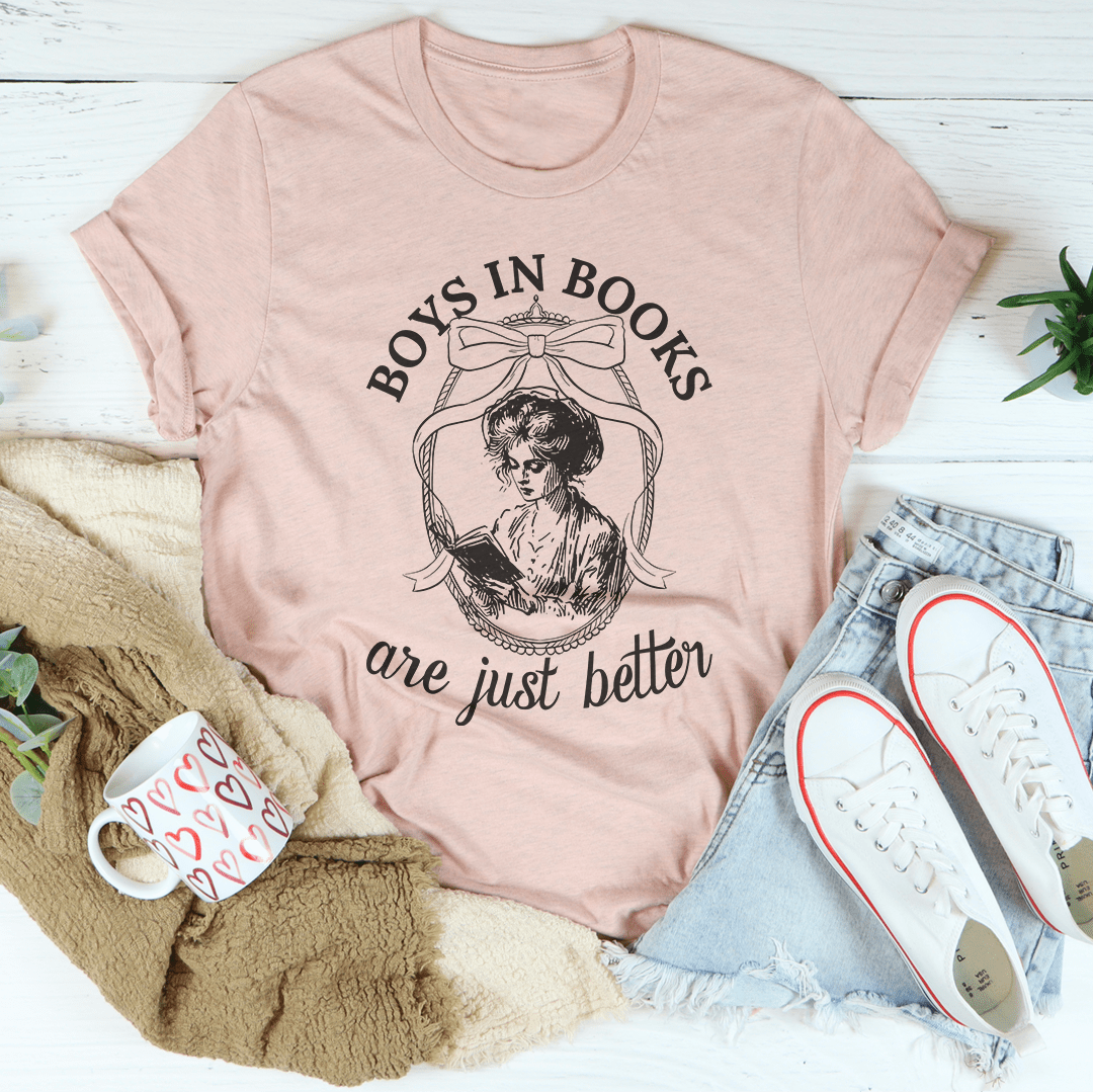 Boys In Books Are Just Better Tee-0