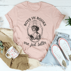 Boys In Books Are Just Better Tee-0