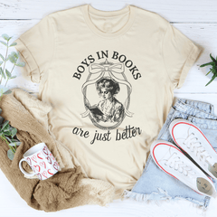 Boys In Books Are Just Better Tee-3