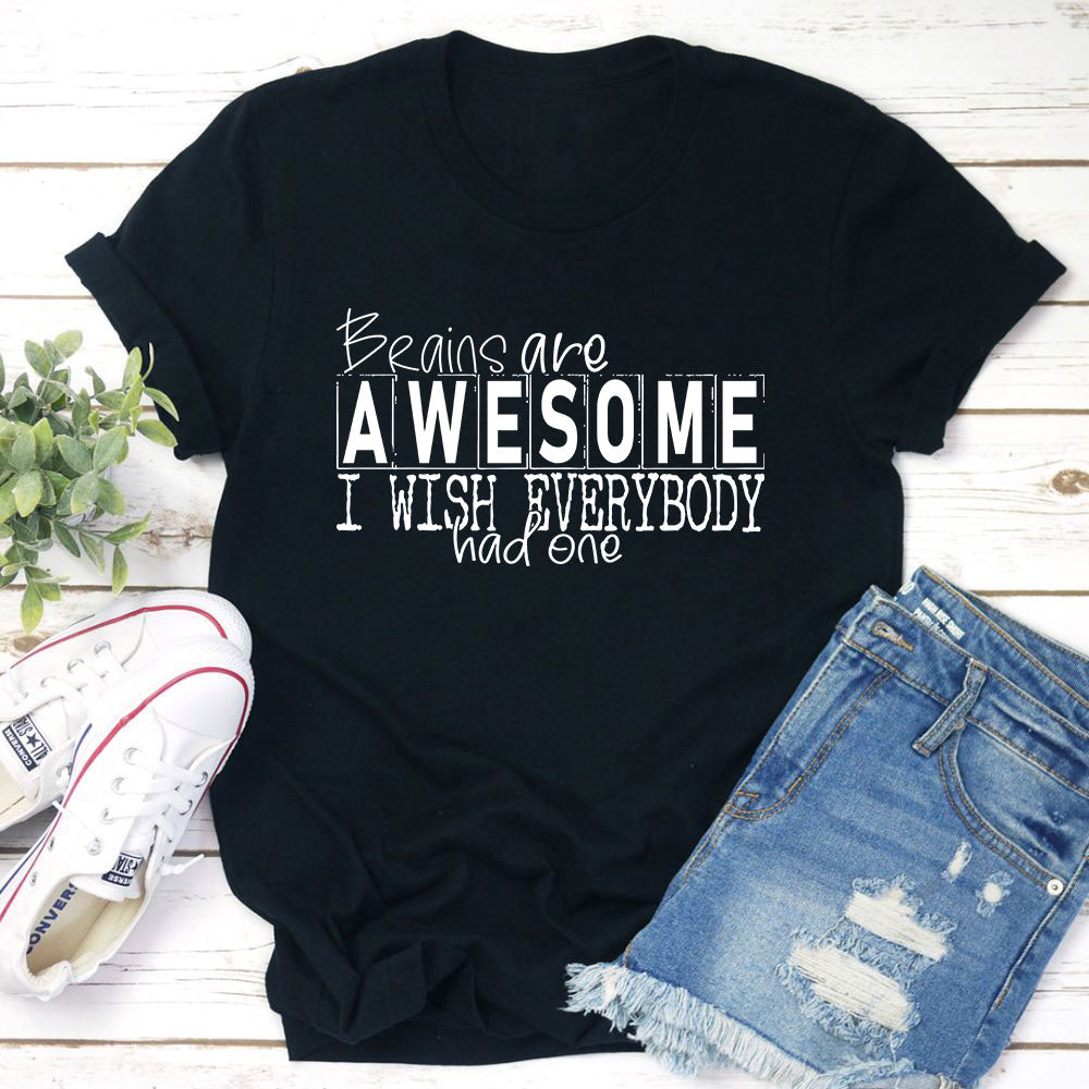 Brains Are Awesome T-Shirt-1