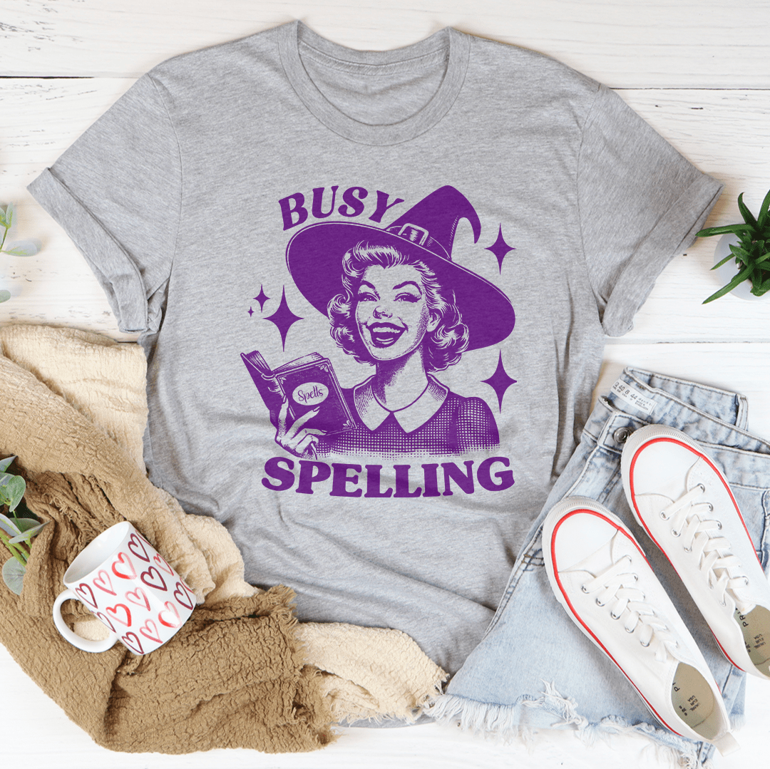 Busy Spelling Tee-2