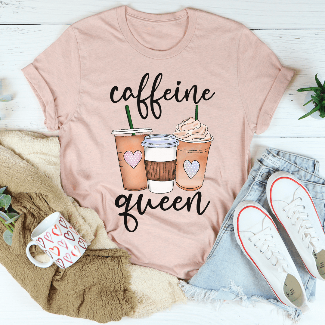 Caffeine Queen Tee-0