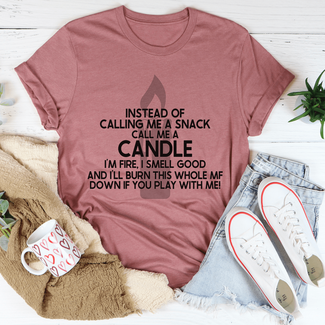 Call Me Candle Tee-2