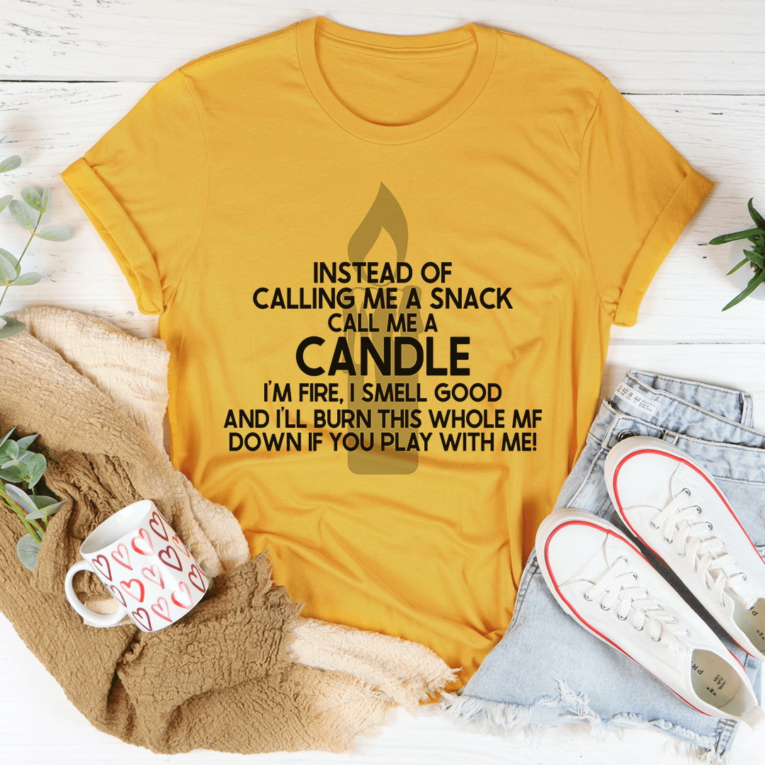 Call Me Candle Tee-3