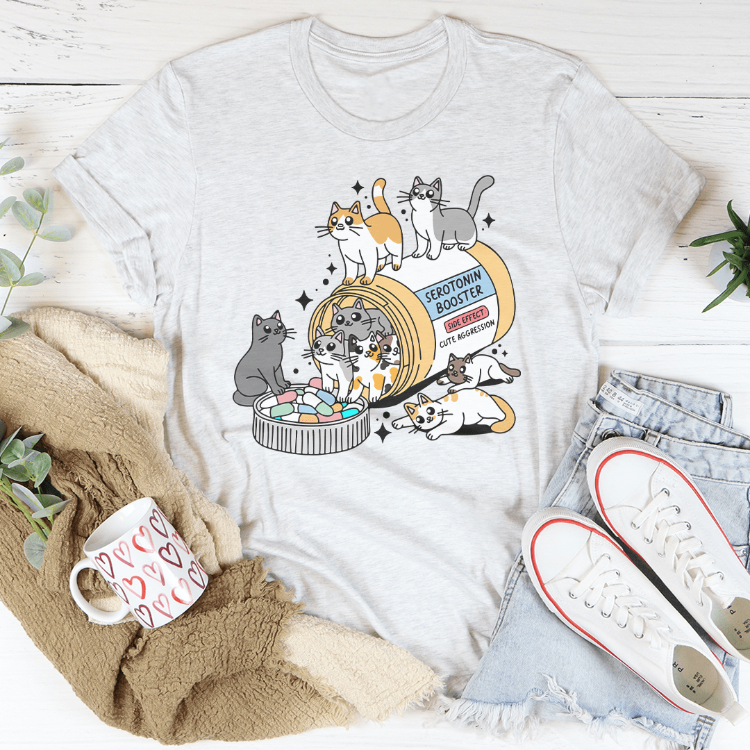 Cats Happy Pills Tee-3
