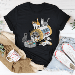 Cats Happy Pills Tee-0
