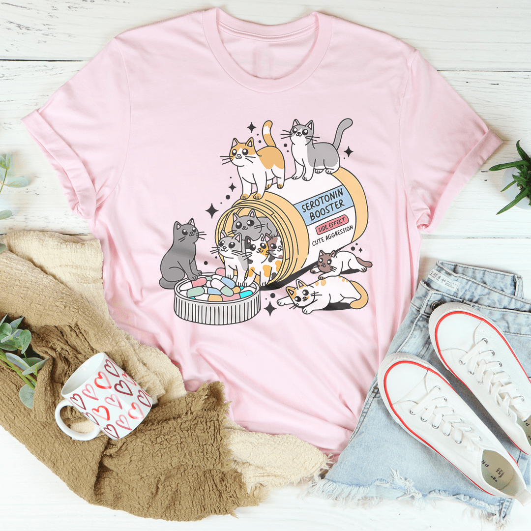 Cats Happy Pills Tee-1