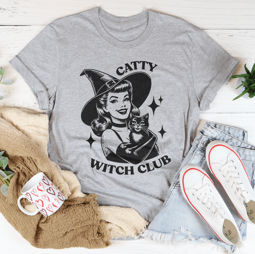 Catty witch club Tee-3