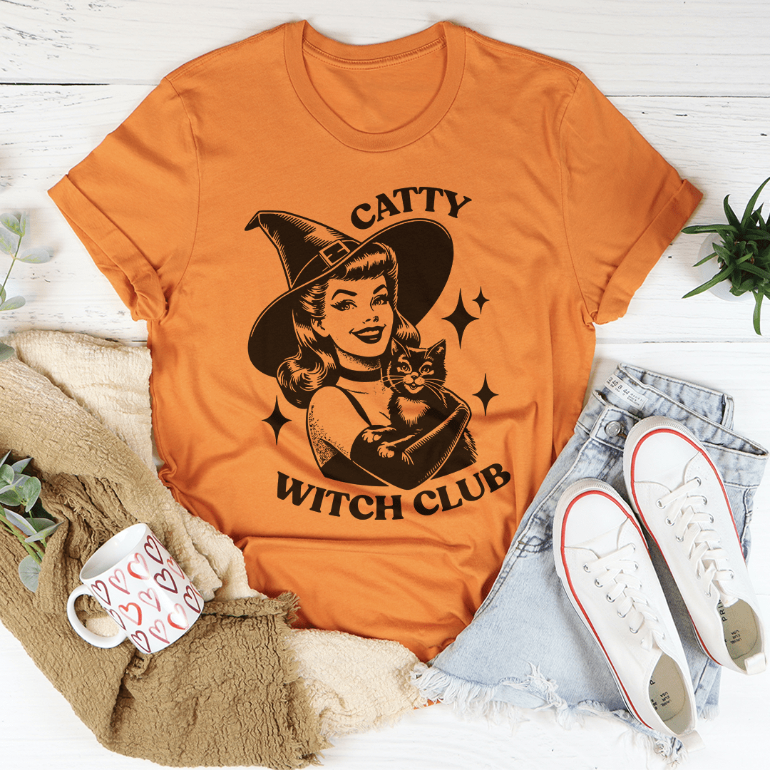 Catty witch club Tee-0