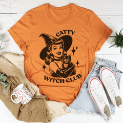 Catty witch club Tee-0