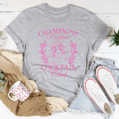 Champagne Problems Cocktail Club Tee-2