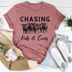 Chasing Kids & Cows Tee-1
