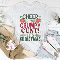 Cheer Up It's Christmas Tee-3