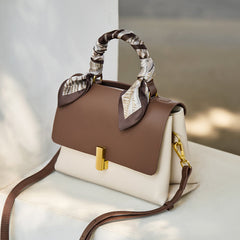 Chocolate Scarf Handbag-2