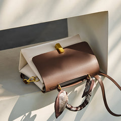 Chocolate Scarf Handbag-3