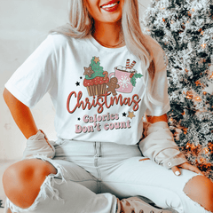 Christmas Calories Don't Count Tee-0