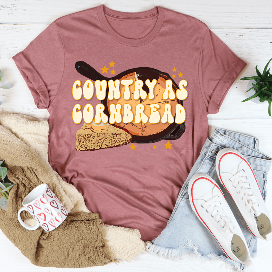 Country As Cornbread Tee-1