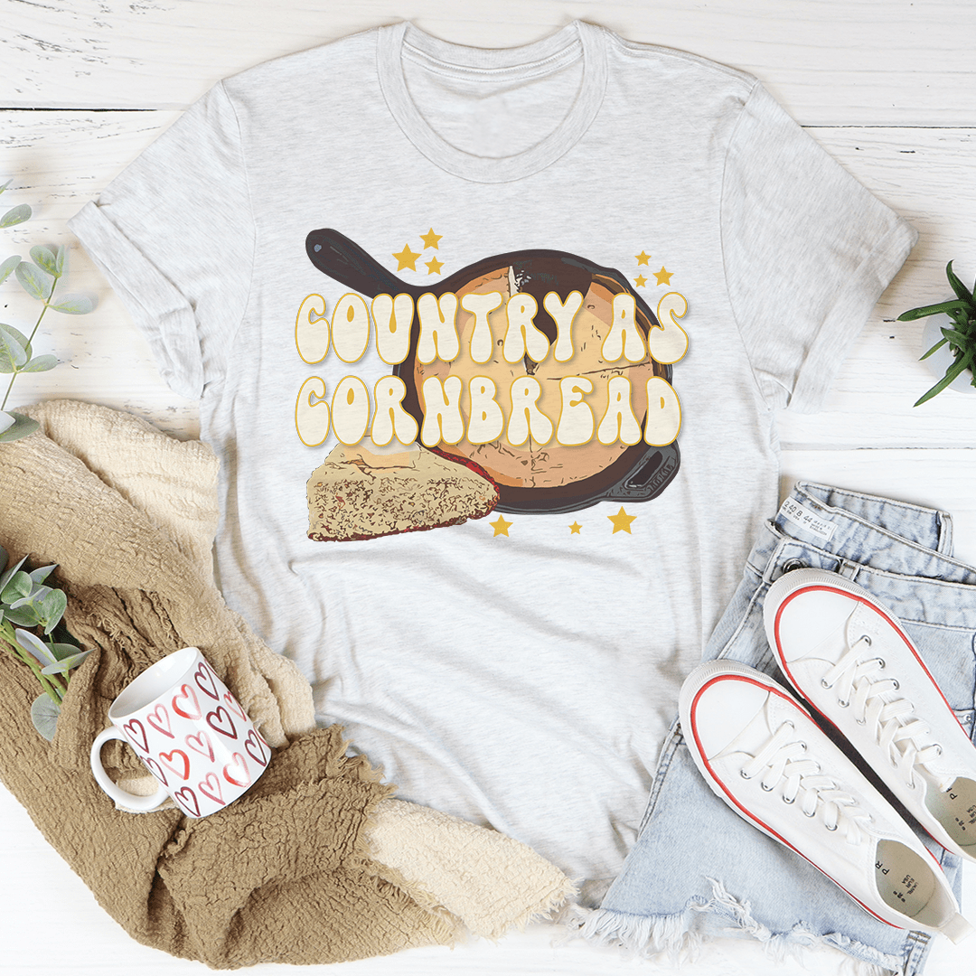 Country As Cornbread Tee-3