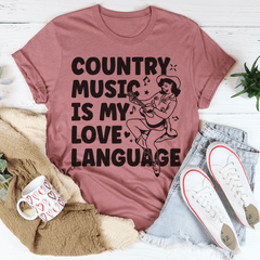 Country Music Is my Love Language Tee-3