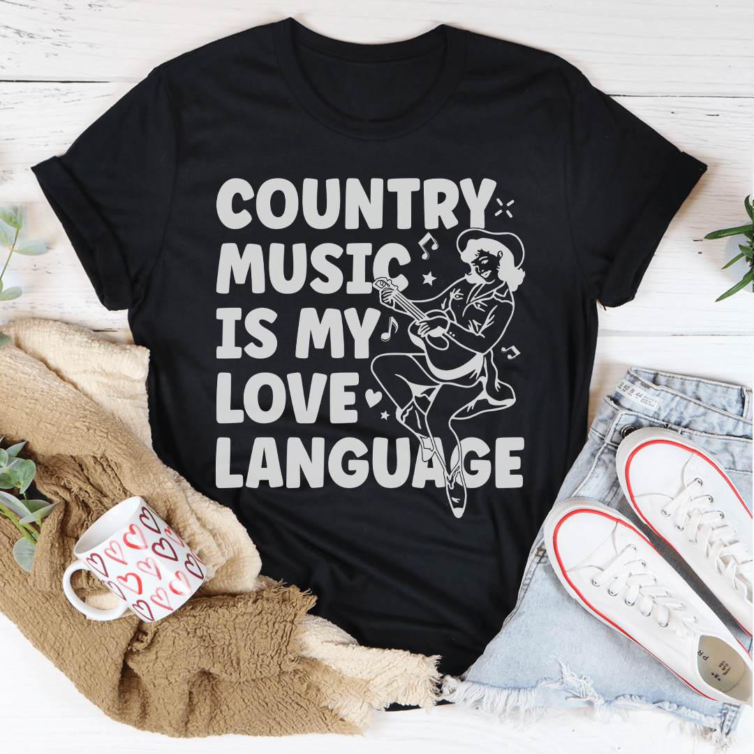 Country Music Is my Love Language Tee-1