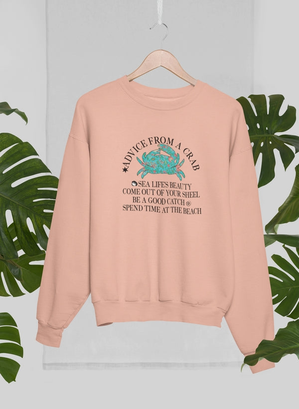 Advice From A Crab Sweat Shirt-0