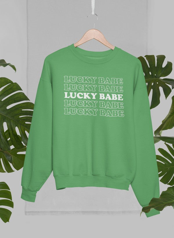 Lucky babe Sweat Shirt-0