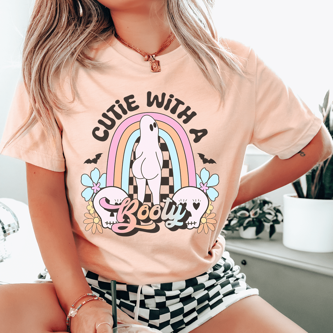 Cutie With A Booty Tee-0
