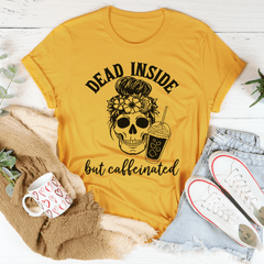 Dead Inside But Caffeinated T-Shirt-2