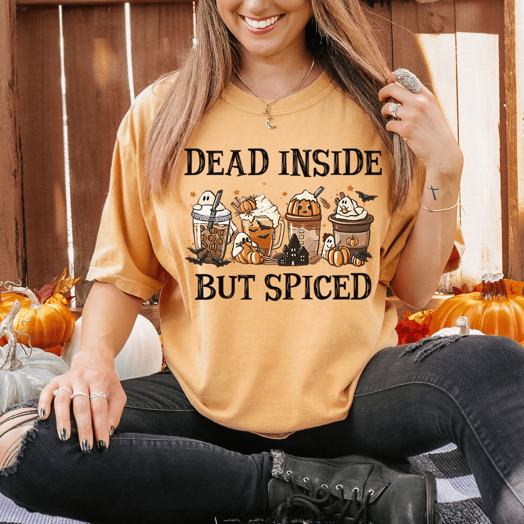 Dead Inside But Spiced Tee-3