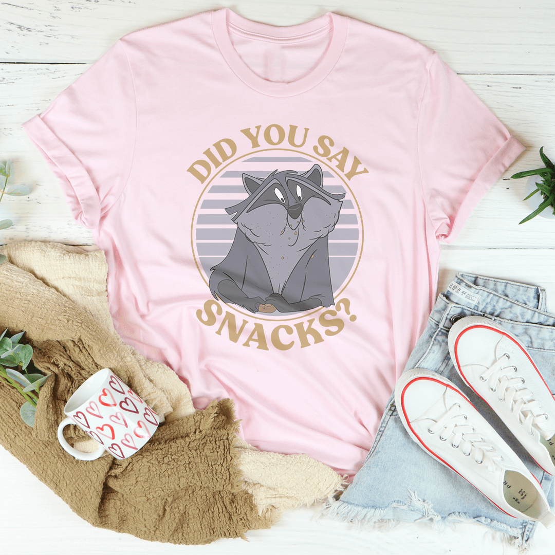 Did You Say Snacks Tee-1
