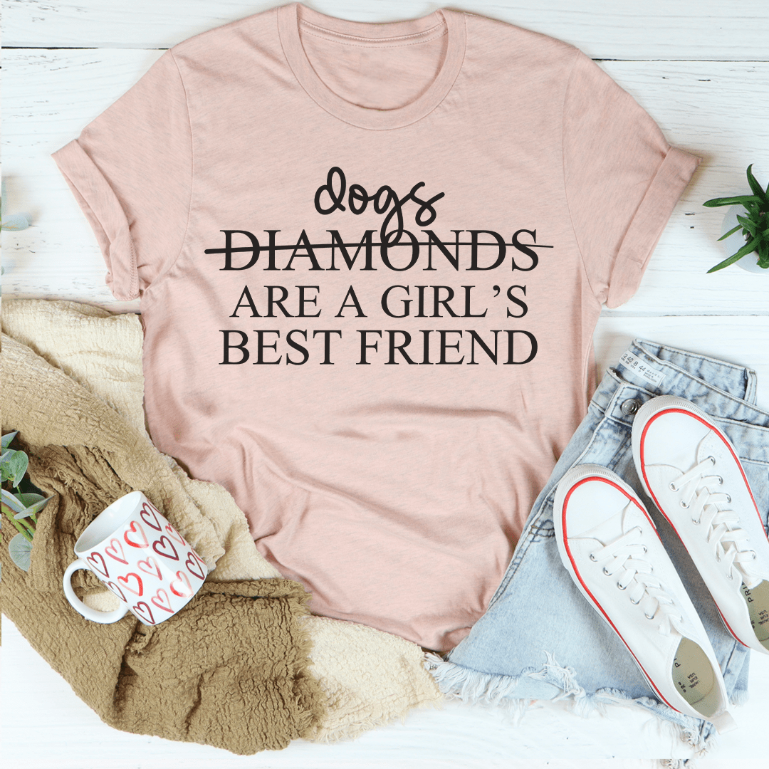 Dogs Are A Girl's Best Friend T-Shirt-3