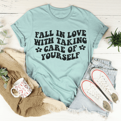 Fall In Love With Taking Care Of Yourself Tee-0