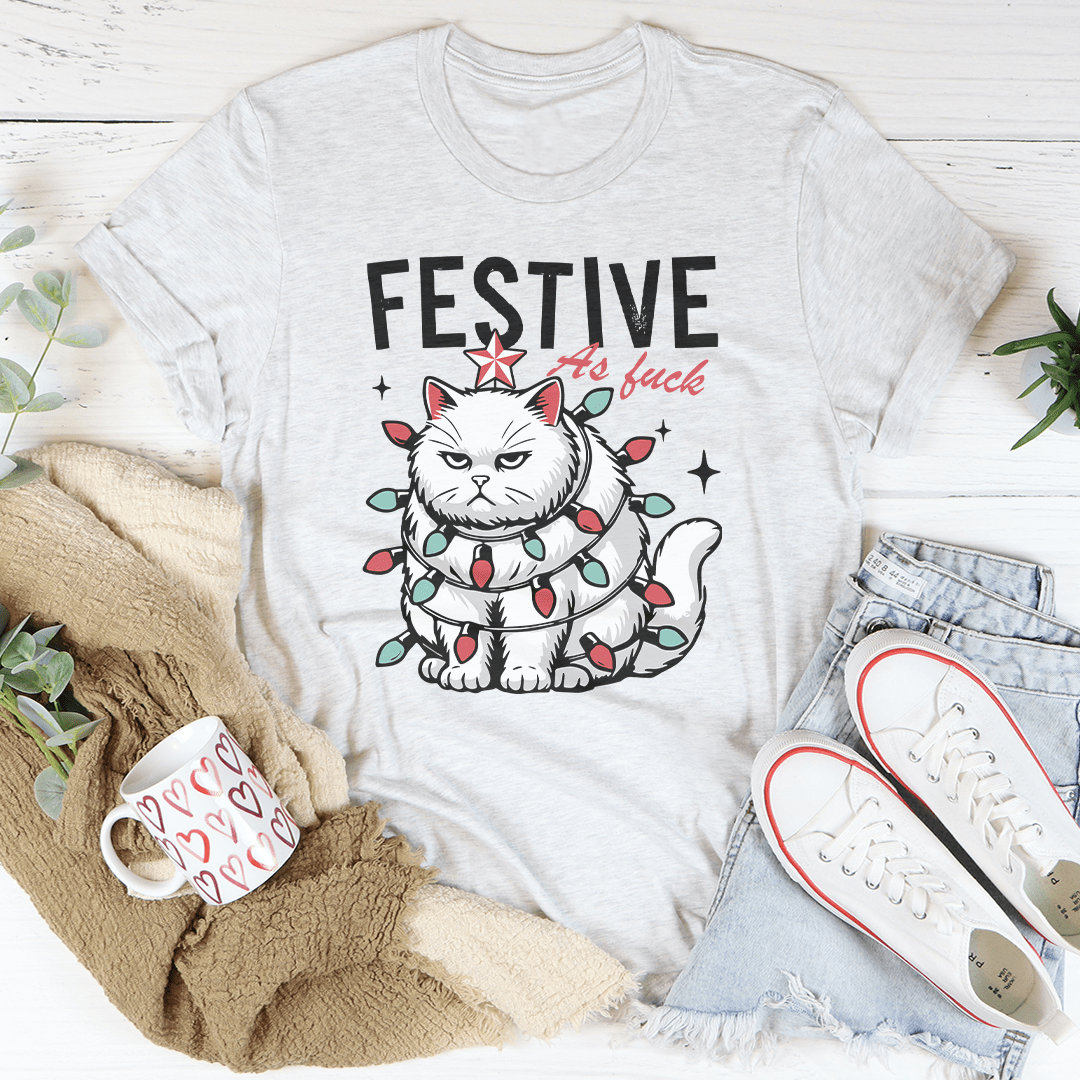 Festive As F-ck Tee-3