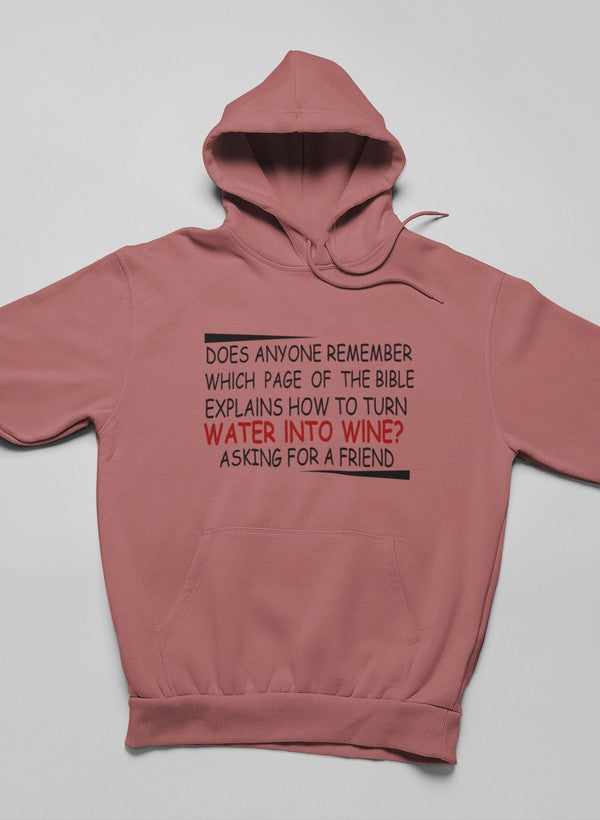 Water Into Wine Hoodie-0