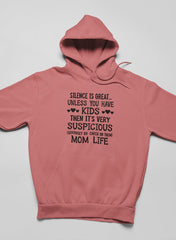 Silence Is Great Unless You Have Kids Hoodie-2