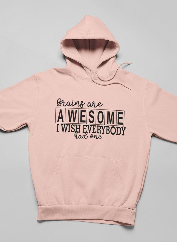 Brains Are Awesome Hoodie-3