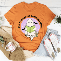 Ghosting You For Books Tee-3