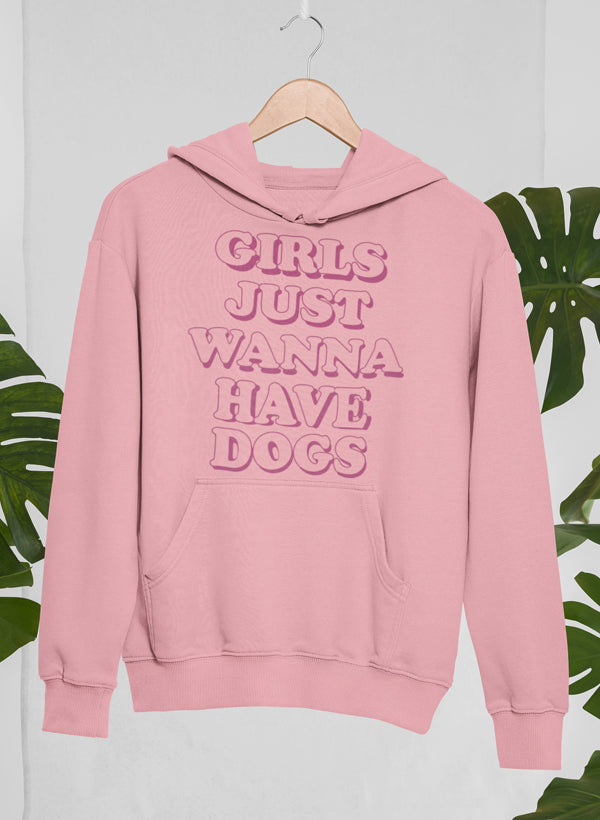 Girls Just Wanna Have Dogs Hoodie-2