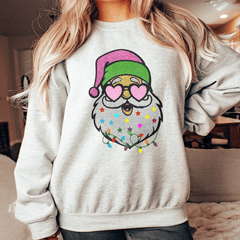 Glitter Santa Sweatshirt-1