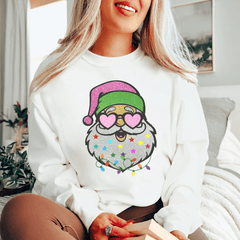Glitter Santa Sweatshirt-2