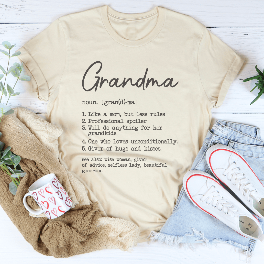 Grandma Like A Mom But Less Rules Tee-2