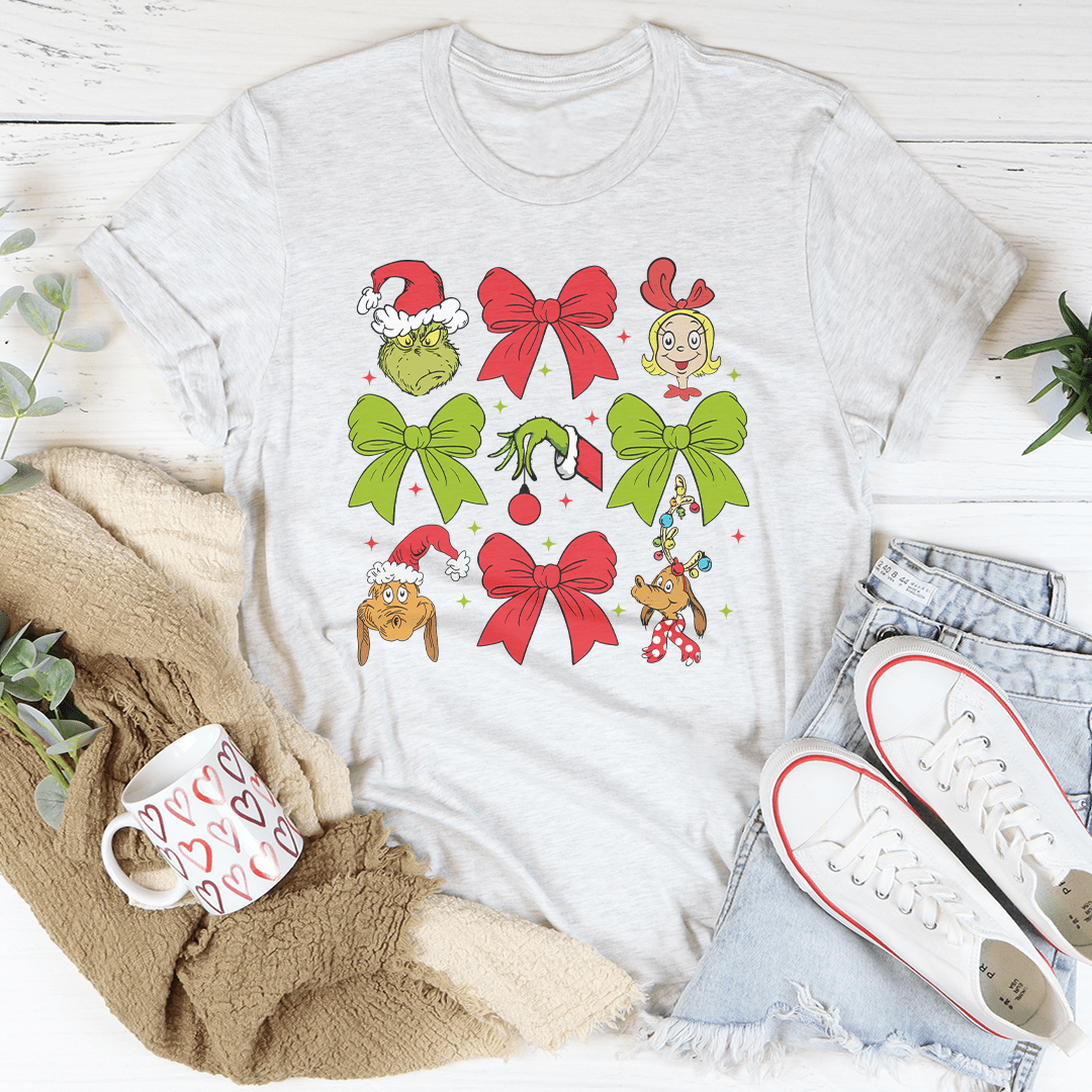 Grinmas Coquette Bow Tee-2