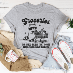 Groceries The Only Thing That Cost More Than Your Dignity Tee-2