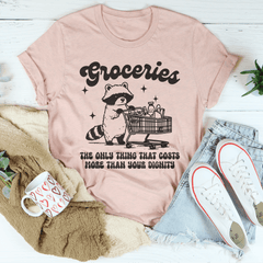 Groceries The Only Thing That Cost More Than Your Dignity Tee-0