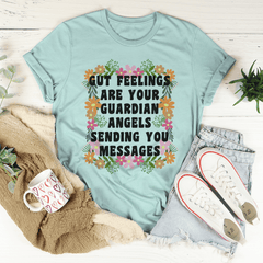 Gut Feelings Are Your Guardian Angels Tee-3