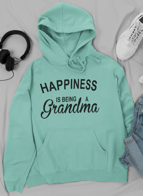 Happiness Is Being A Grandma Hoodie-0