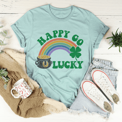 Happy Go Lucky Tee-3