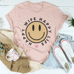 Happy Wife Happy Life Tee-1