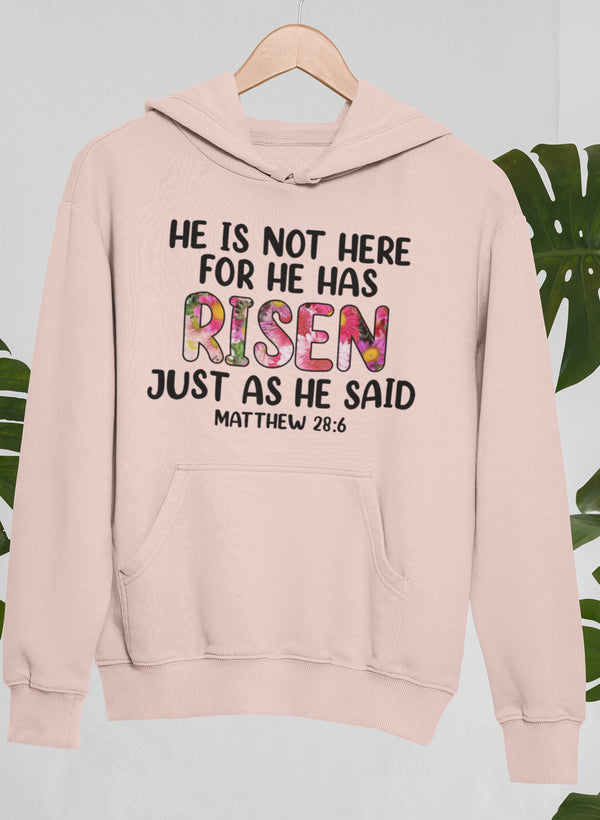 He Is Not Here For He Has Risen Hoodie-0