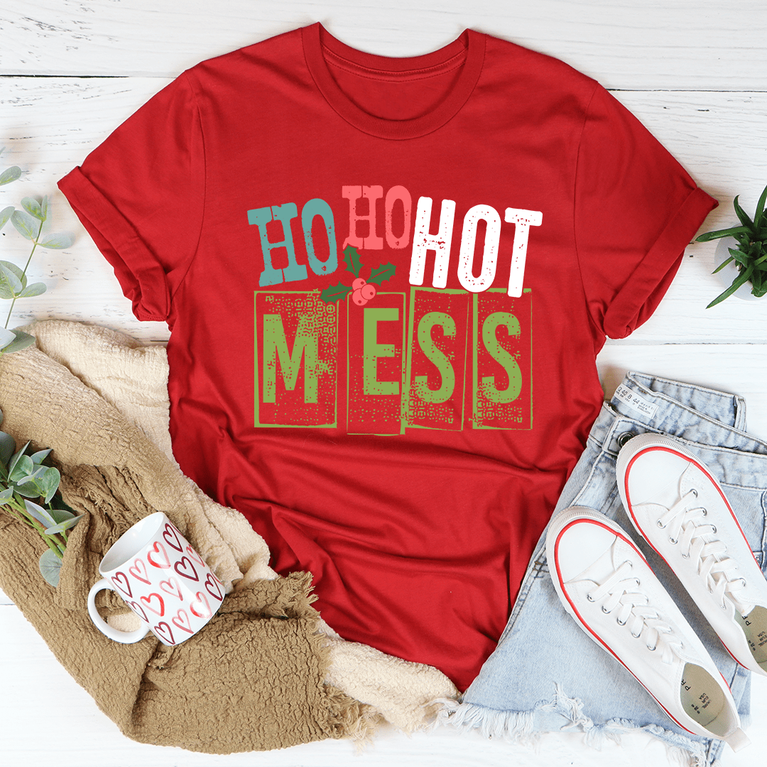 Ho Ho Hot Mess T-Shirt-1